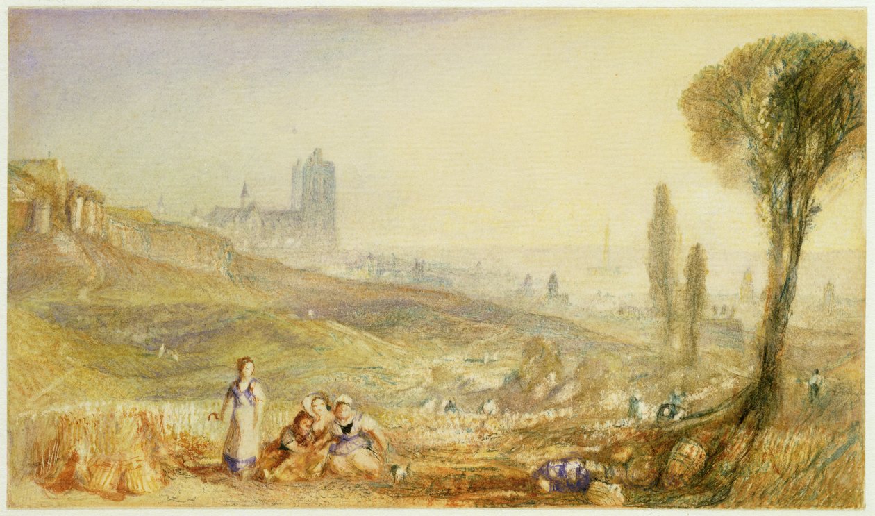 Bruxelles - Vue lointaine - Joseph Mallord William Turner