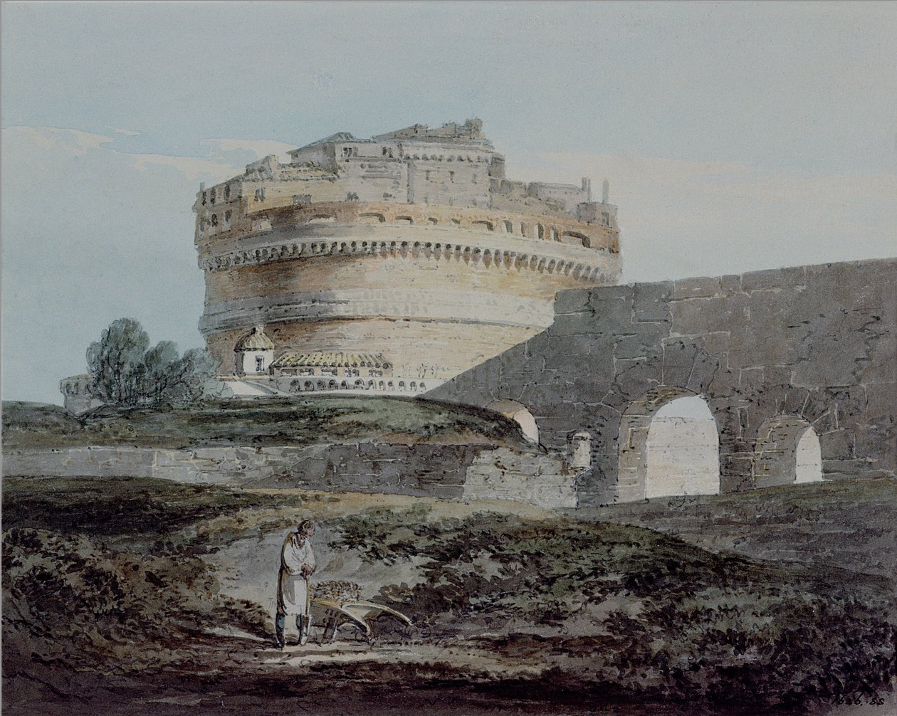 Château Saint-Ange, Rome - Joseph Mallord William Turner