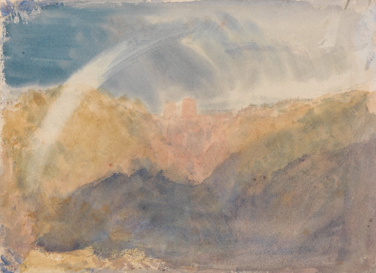 Château de Crichton (Paysage montagneux avec un arc-en-ciel) - Joseph Mallord William Turner