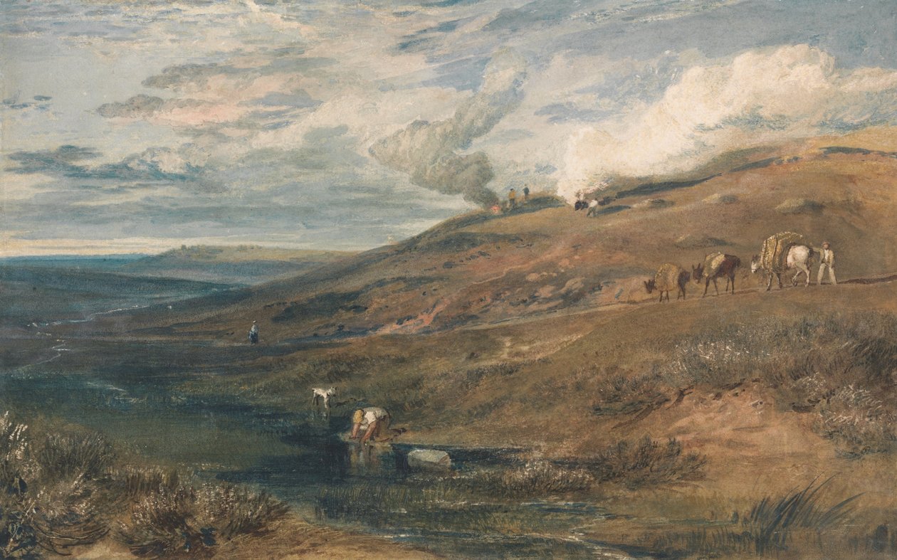 Dartmoor : La Source du Tamar et du Torridge - Joseph Mallord William Turner