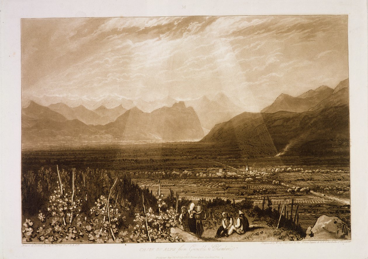 Chaîne des Alpes de Grenoble à Chambéry, du 