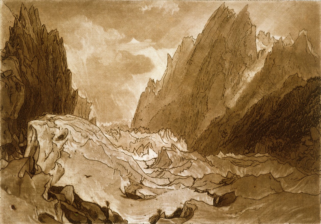 F.50.I Mer de Glace, Vallée de Chamouni, Savoie, du 