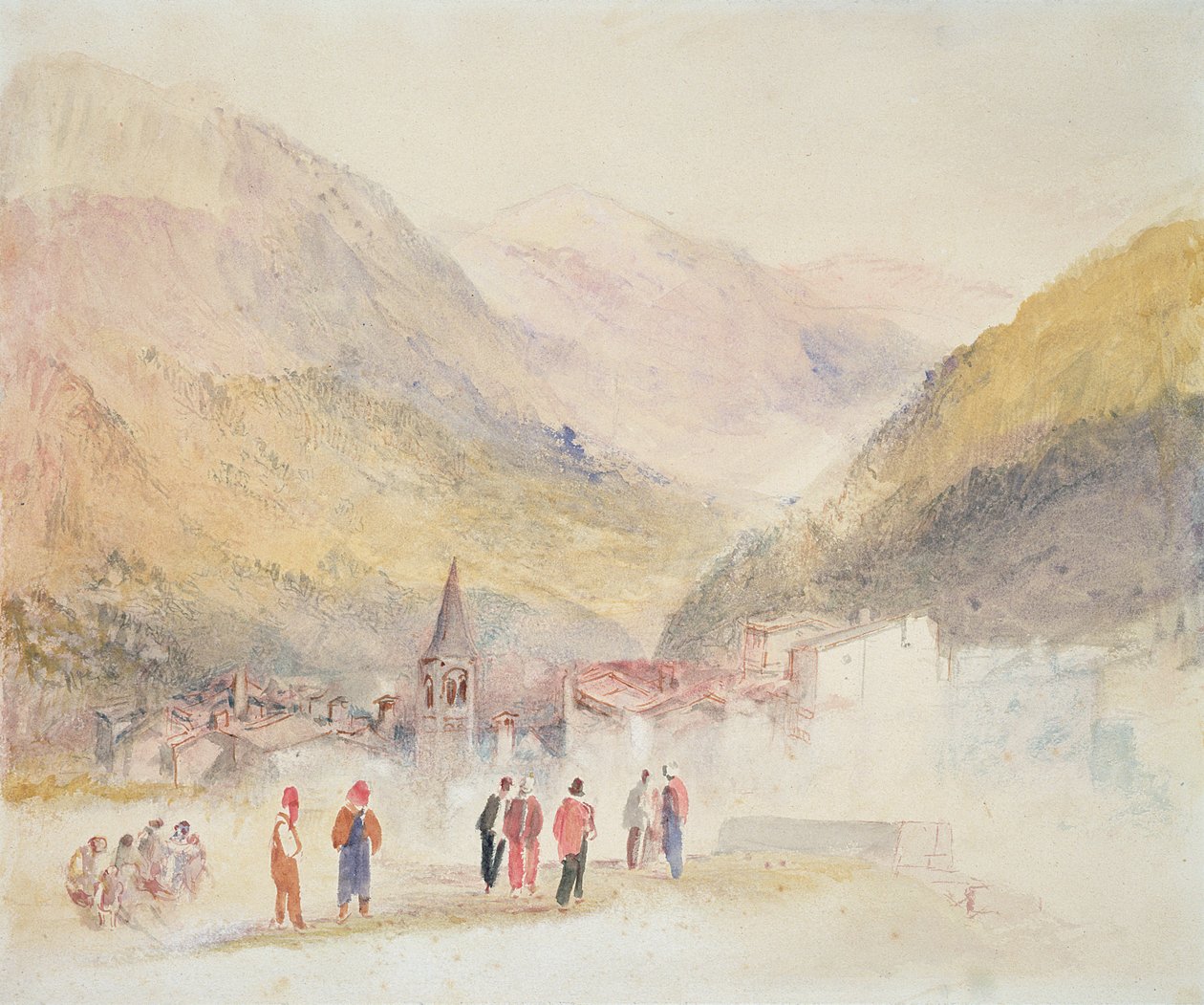 Pré Saint Didier, 1836 - Joseph Mallord William Turner