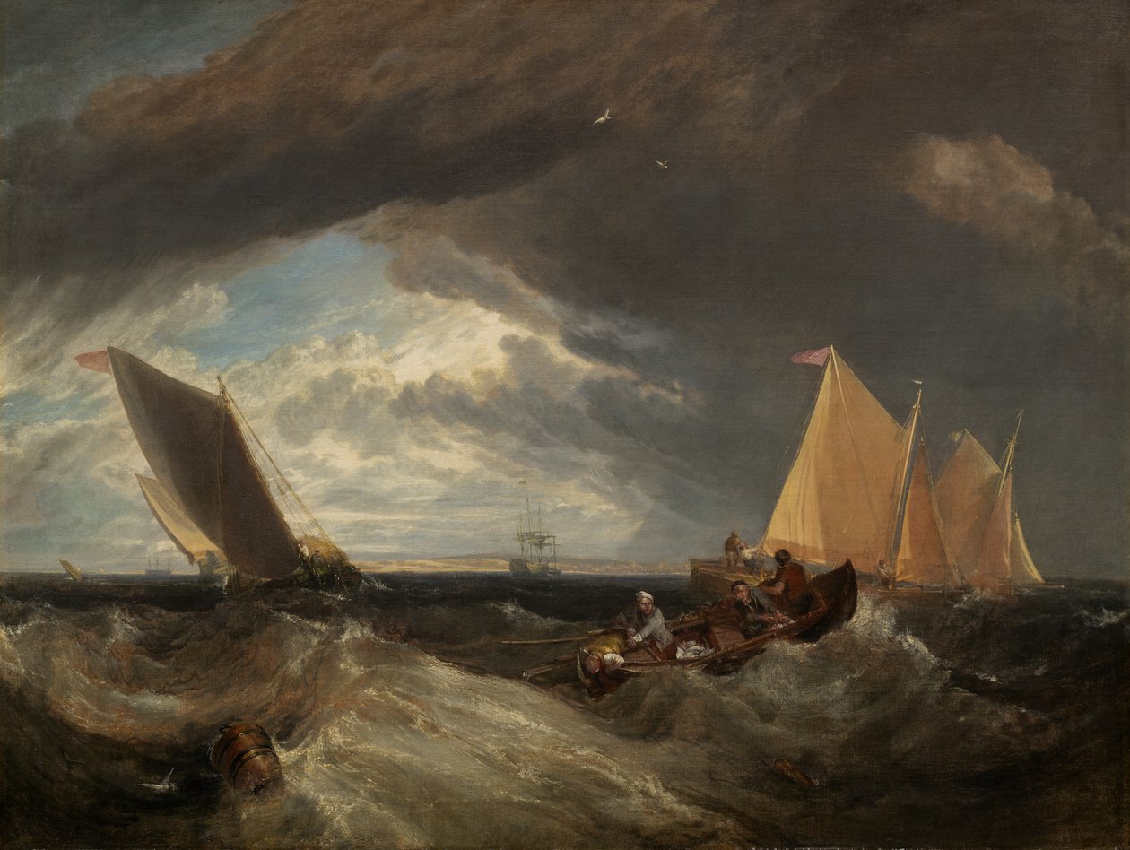 La Jonction de la Tamise et de la Medway, 1807 - Joseph Mallord William Turner