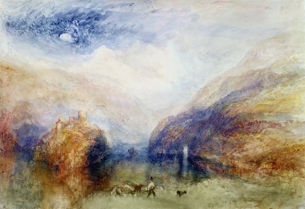 Le Lauerzersee avec les Mythens, vers 1848 - Joseph Mallord William Turner
