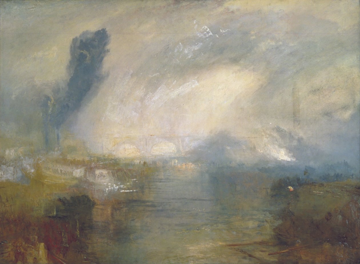 La Tamise au-dessus du pont de Waterloo - Joseph Mallord William Turner