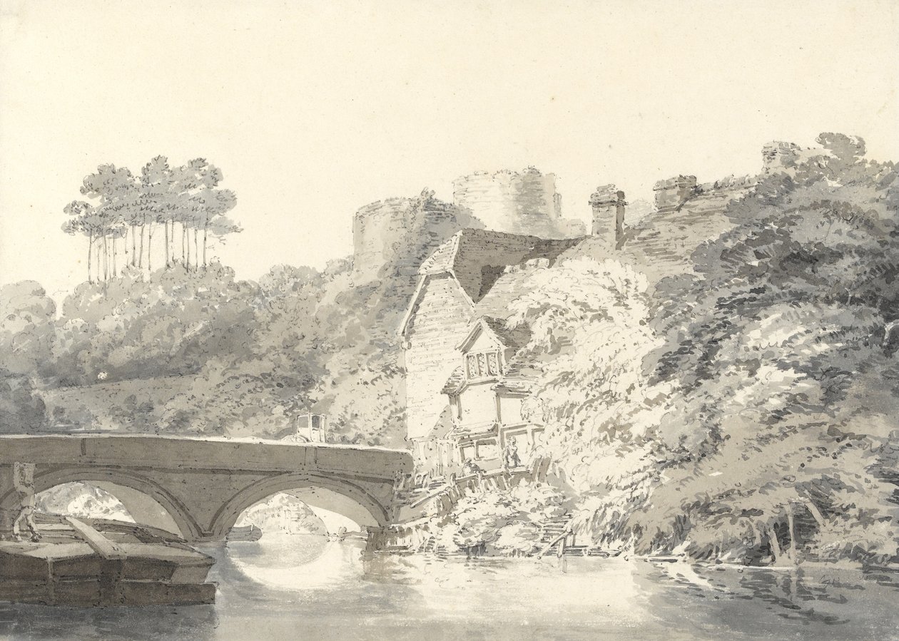 Château de Tonbridge, Kent, c.1794 - Joseph Mallord William Turner