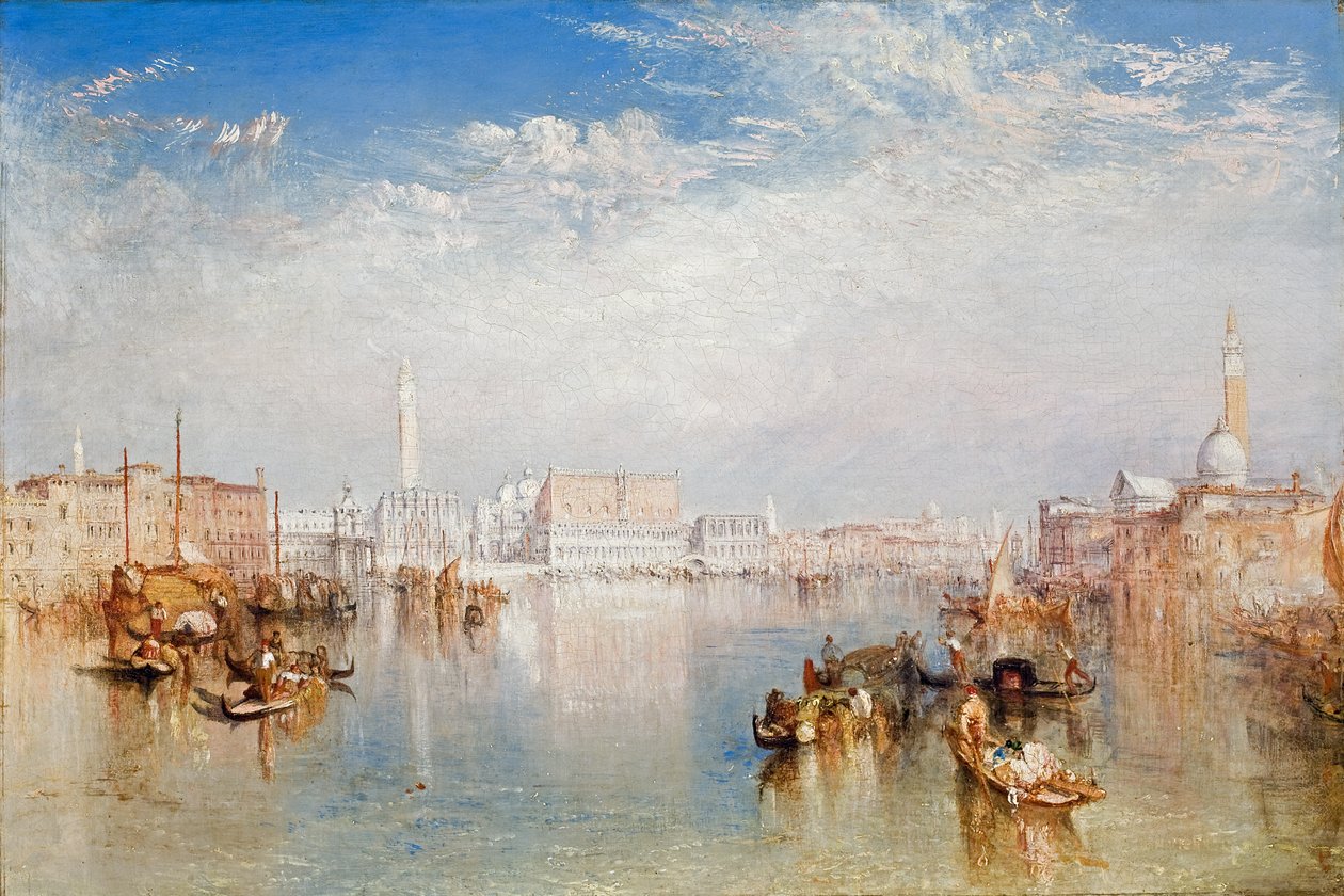 Vue de Venise : Le Palais des Doges, Dogana et une Partie de San Giorgio, 1841 - Joseph Mallord William Turner