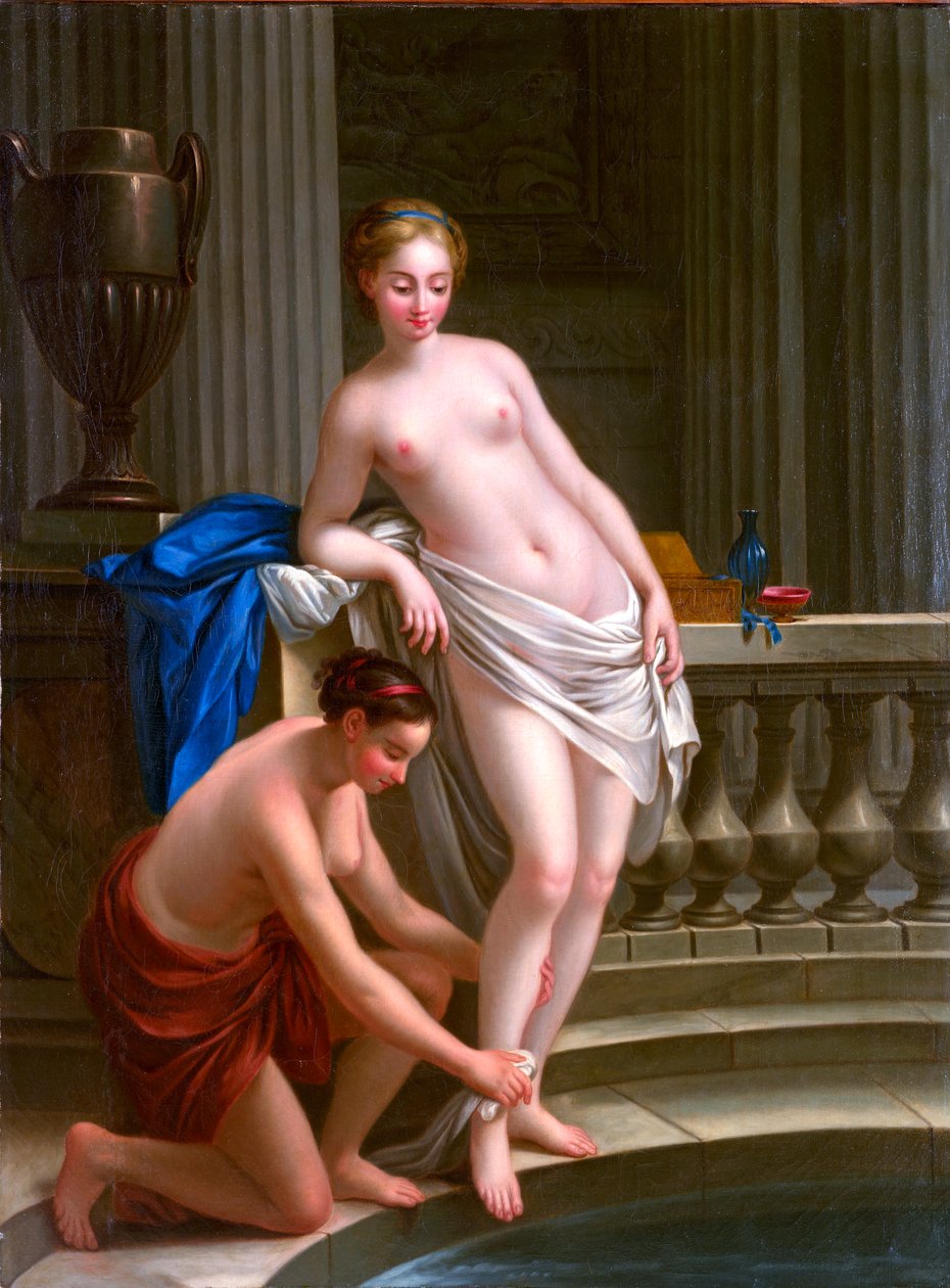 Femme grecque au bain - Joseph Marie Vien