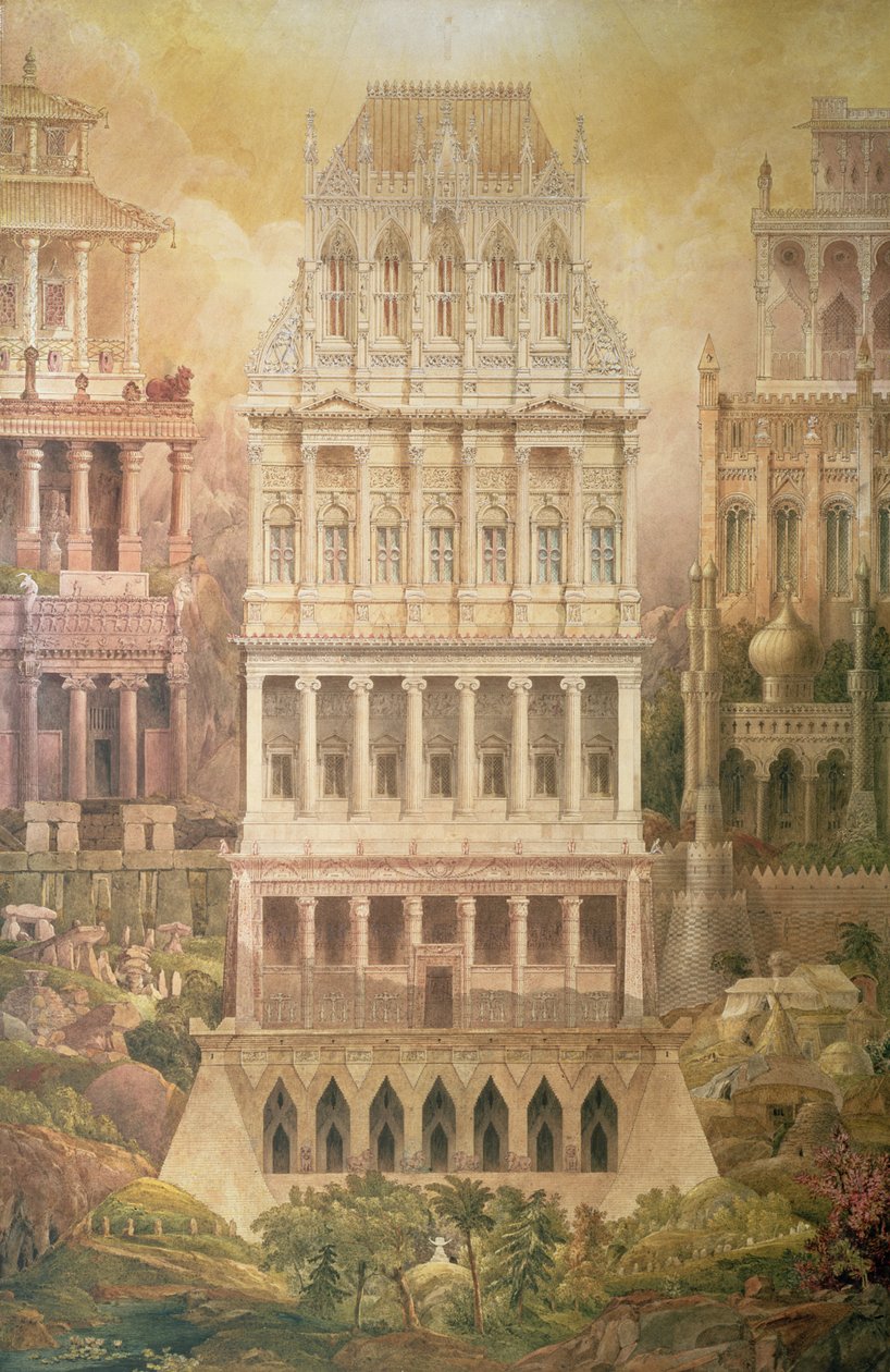 Architecture comparative - Joseph Michael Gandy