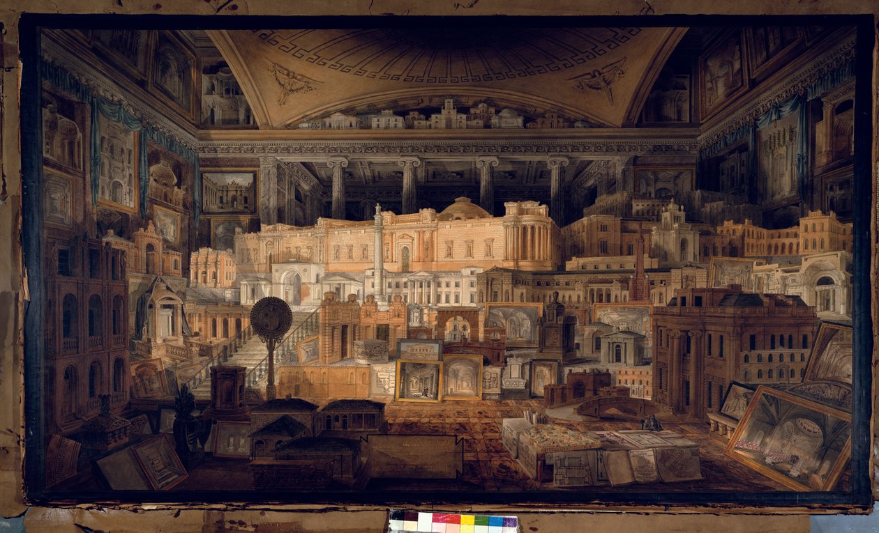 Bâtiments Publics et Privés Exécutés par Sir John Soane entre 1780 et 1815, 1818 - Joseph Michael Gandy