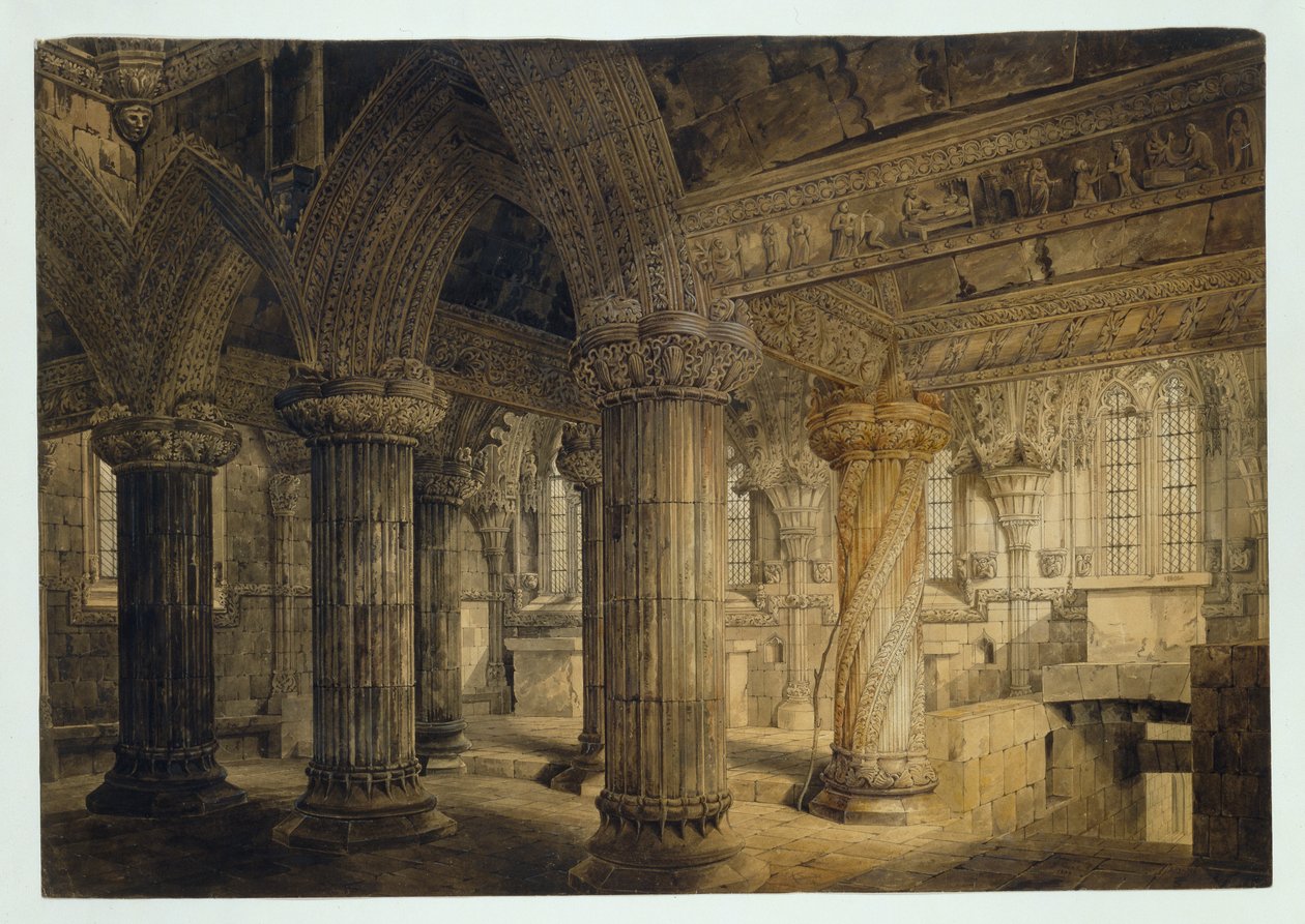 Chapelle de Roslyn, 1810 - Joseph Michael Gandy