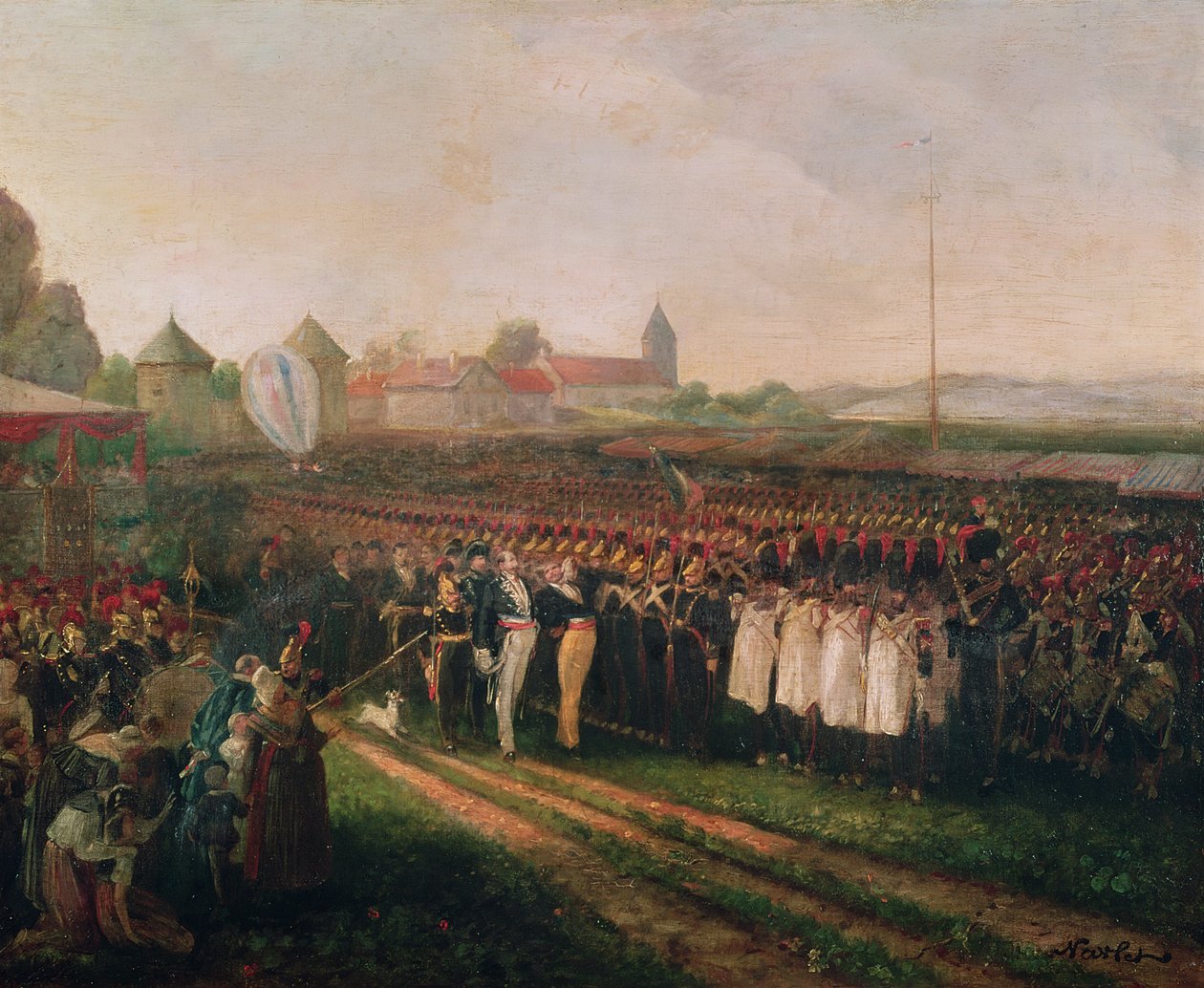 Revue de la Garde nationale et des pompiers - Joseph Navlet