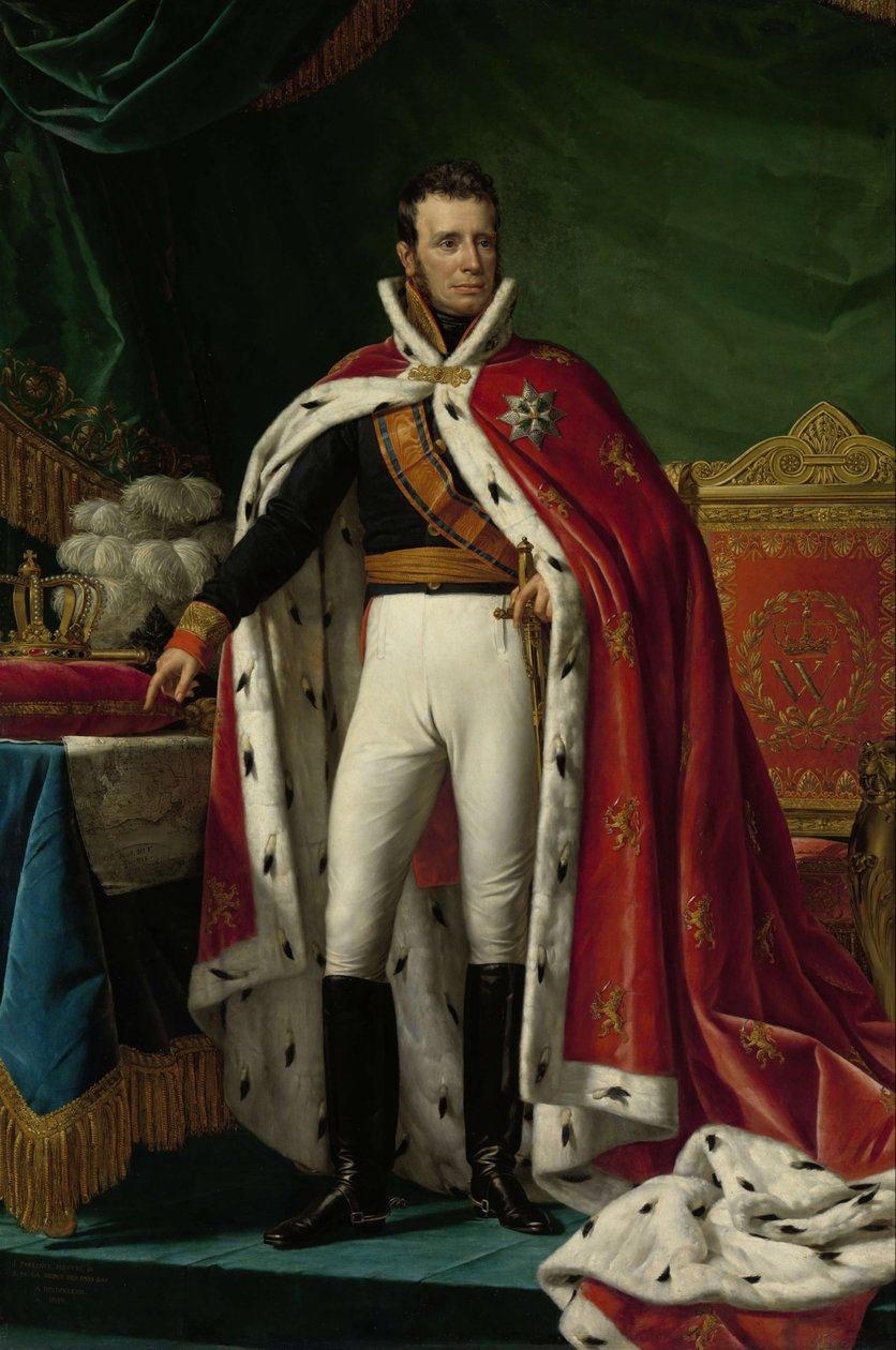 Portrait de Guillaume Ier, roi des Pays-Bas - Joseph Paelinck