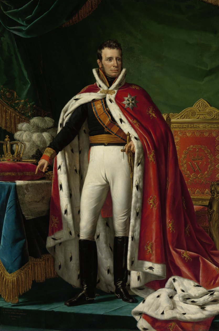 Portrait de Guillaume Ier des Pays-Bas, 1819 - Joseph Paelinck