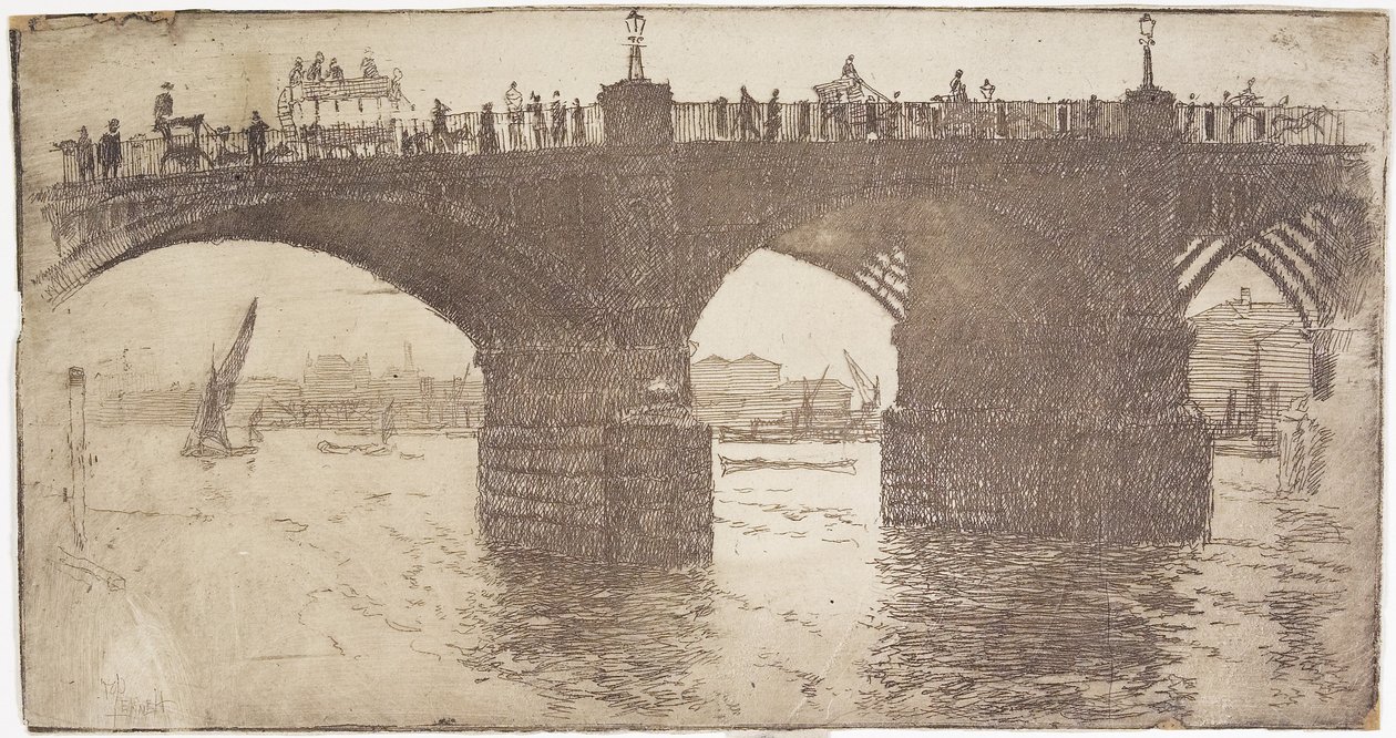 Sous le pont de Vauxhall, 1893 - Joseph Pennell