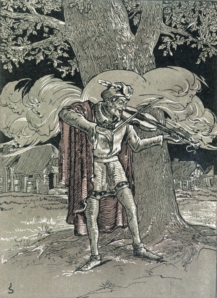 Le violon du diable, illustration des 