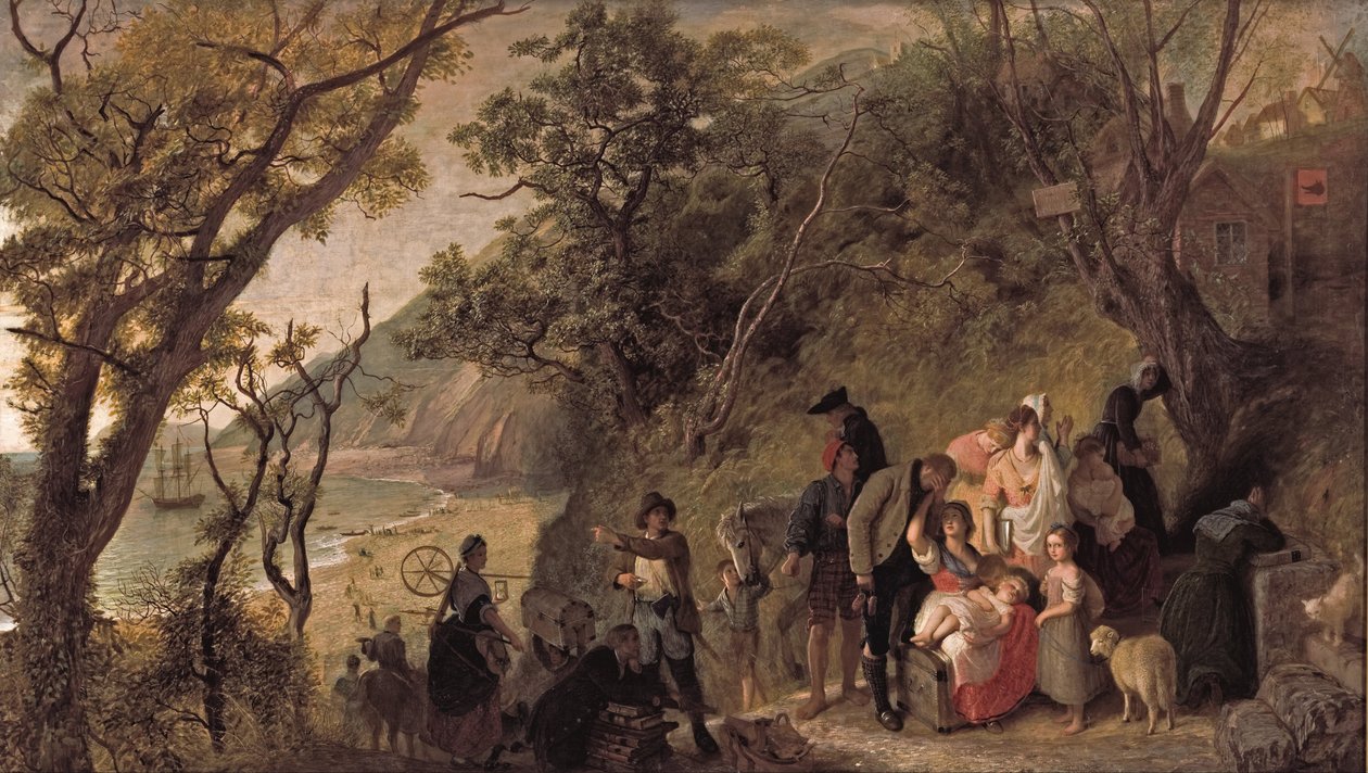 Le village déserté - Joseph Severn