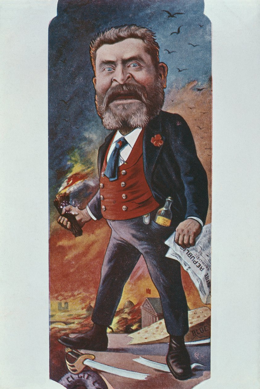 Caricature de Jean Jaurès, après 1900 - Joseph Sirat