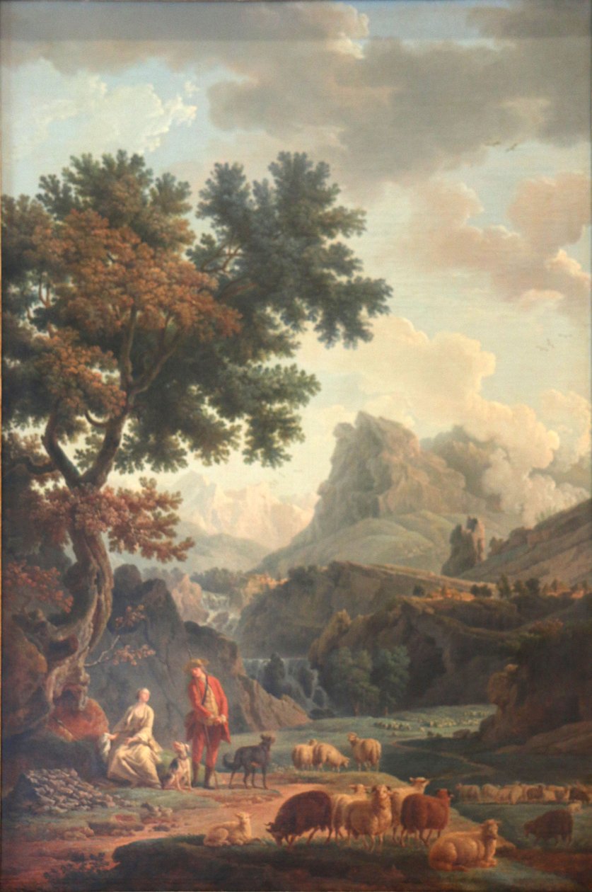 La bergère des Alpes - Claude Joseph Vernet