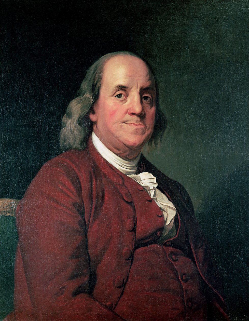 Benjamin Franklin, 1782 - Joseph Wright of Derby