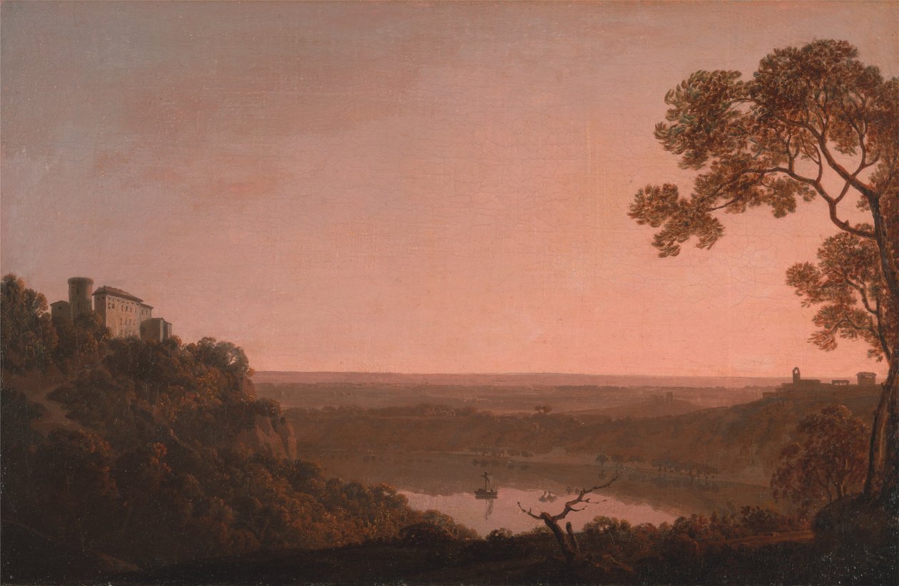 Lac de Nemi - Joseph Wright of Derby