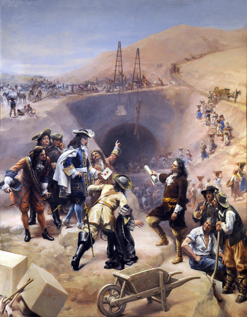 Chantier du Canal du Midi - Joseph Noel Sylvestre