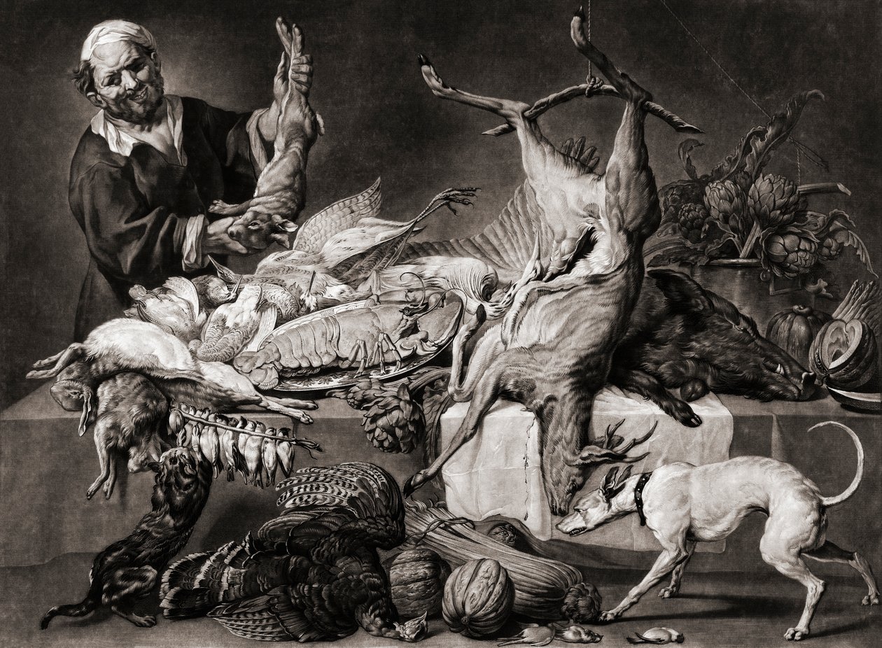 Le Garde-manger. 18ème siècle. - Joseph (after) Farington