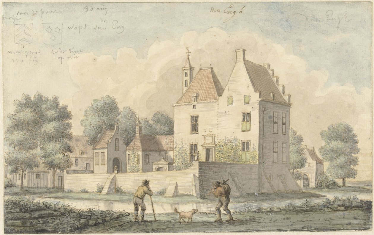 Château De Eng près de Vleuten - Joseph Adolf Schmetterling