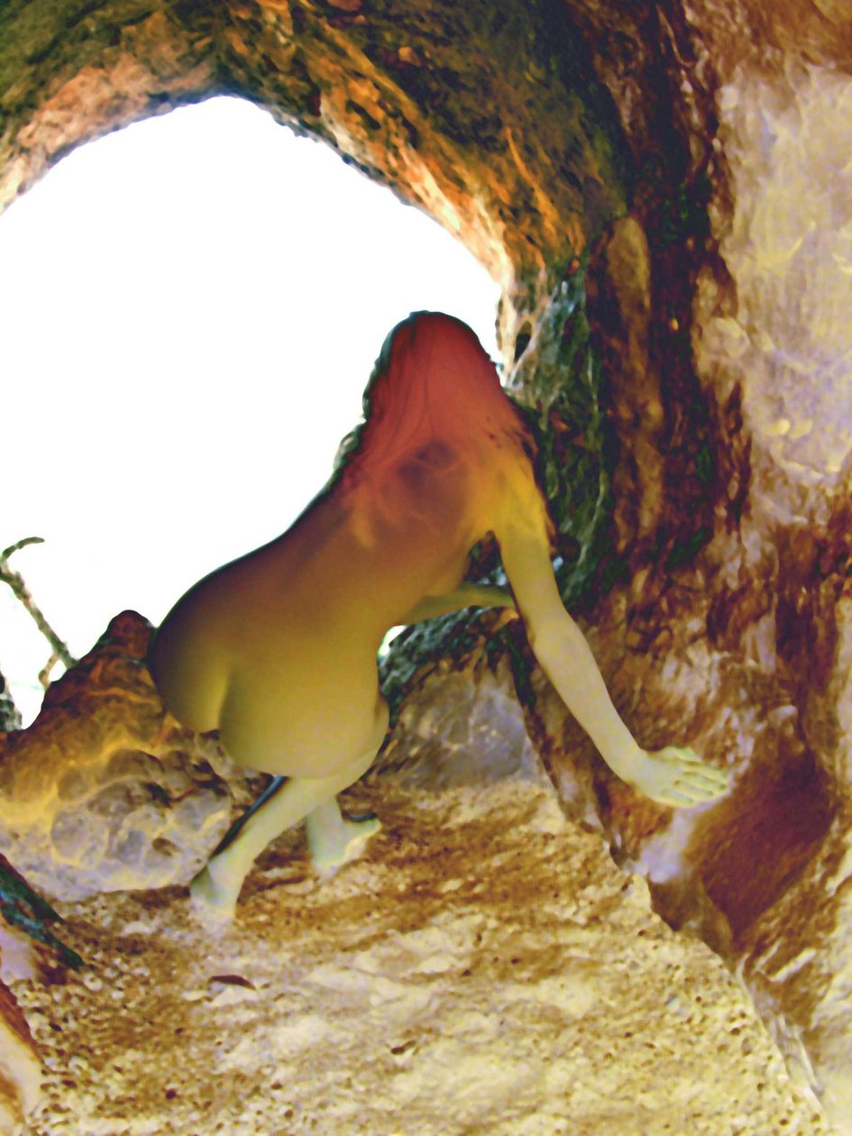 Dans la grotte - Joseph Angilella Auquier