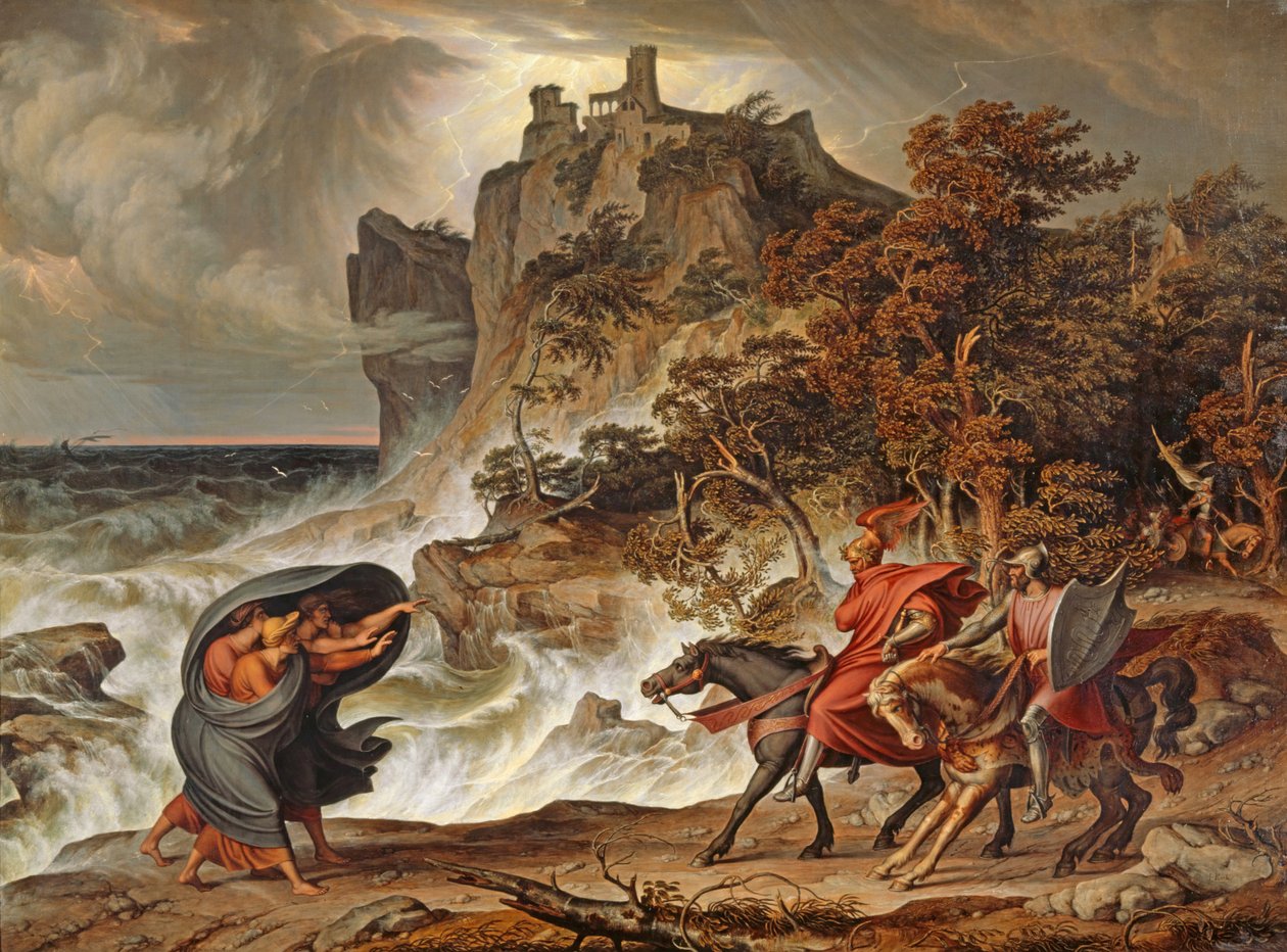 Macbeth et les sorcières, 1829-30 - Joseph Anton Koch