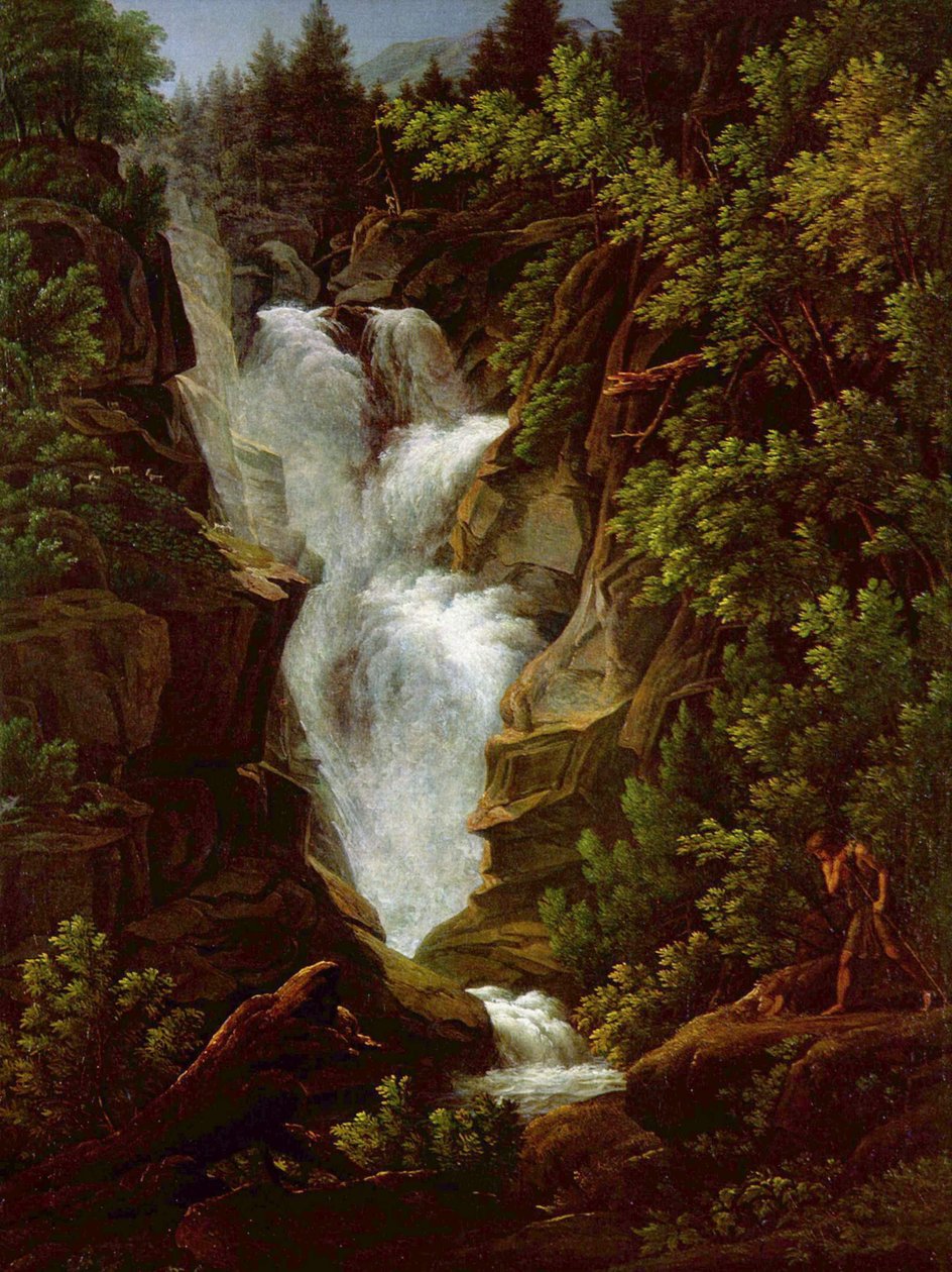 Cascade dans le Haut-Pays bernois - Joseph Anton Koch