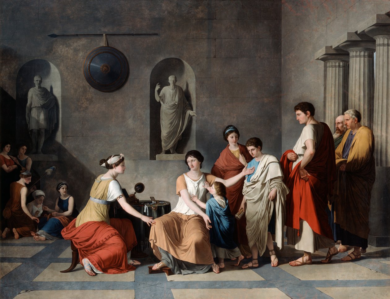 La Mère des Gracques, vers 1780 - Joseph Benoît Suvée