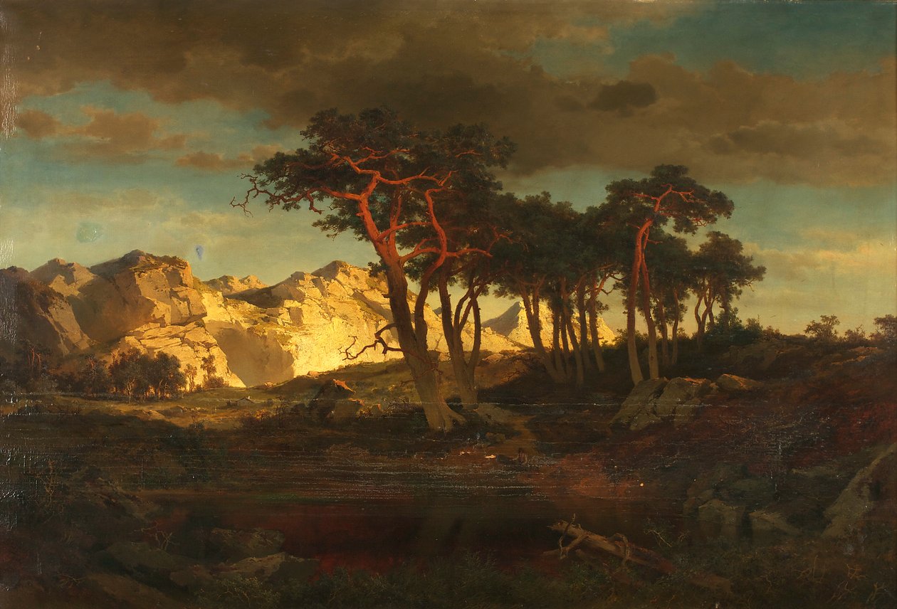 Pins rouges - Joseph Brunner