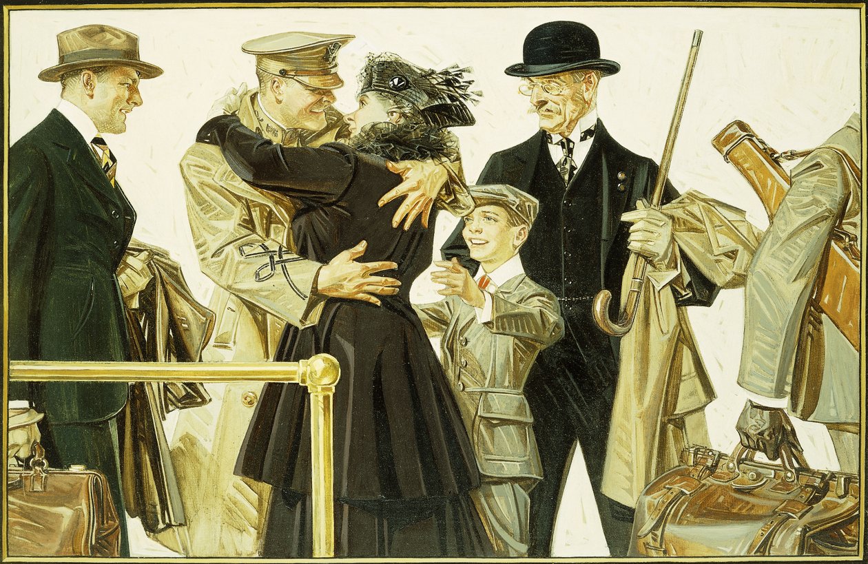 Le retour à la maison - Joseph Christian Leyendecker