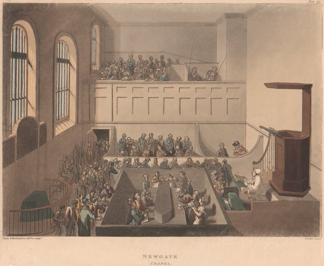 Chapelle de Newgate - Joseph Constantine Stadler