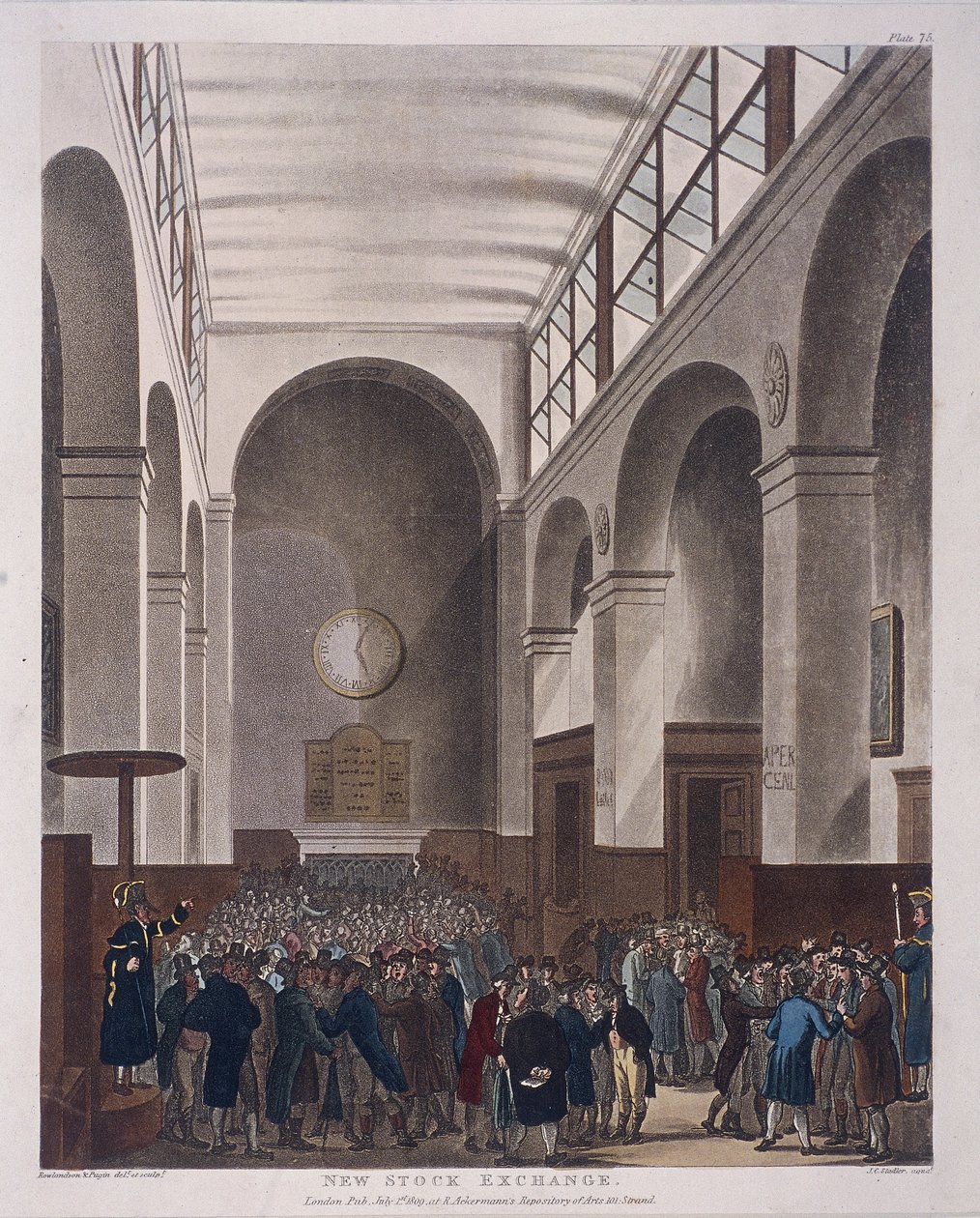 Bourse, Bartholomew Lane, Londres - Joseph Constantine Stadler