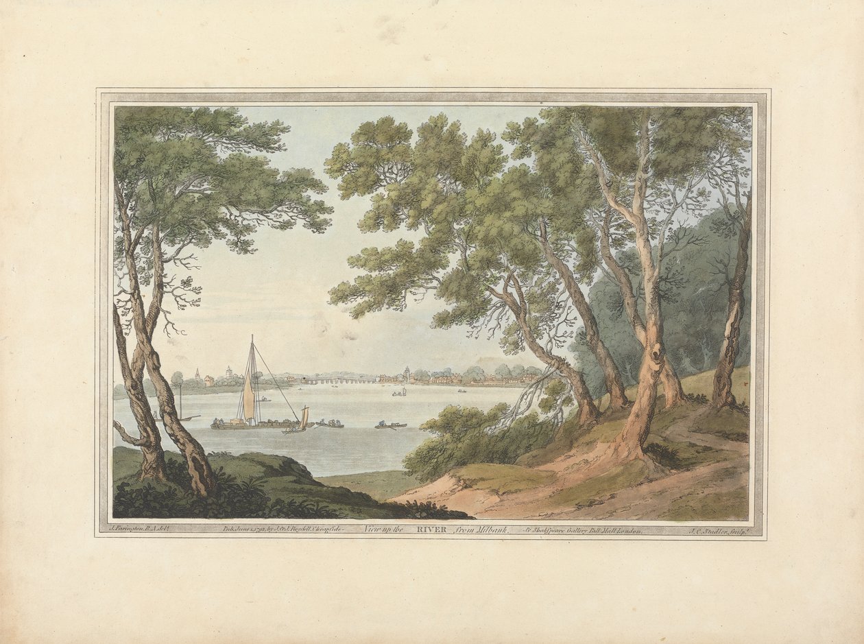 Vue de la rivière depuis Milbank - Joseph Constantine Stadler