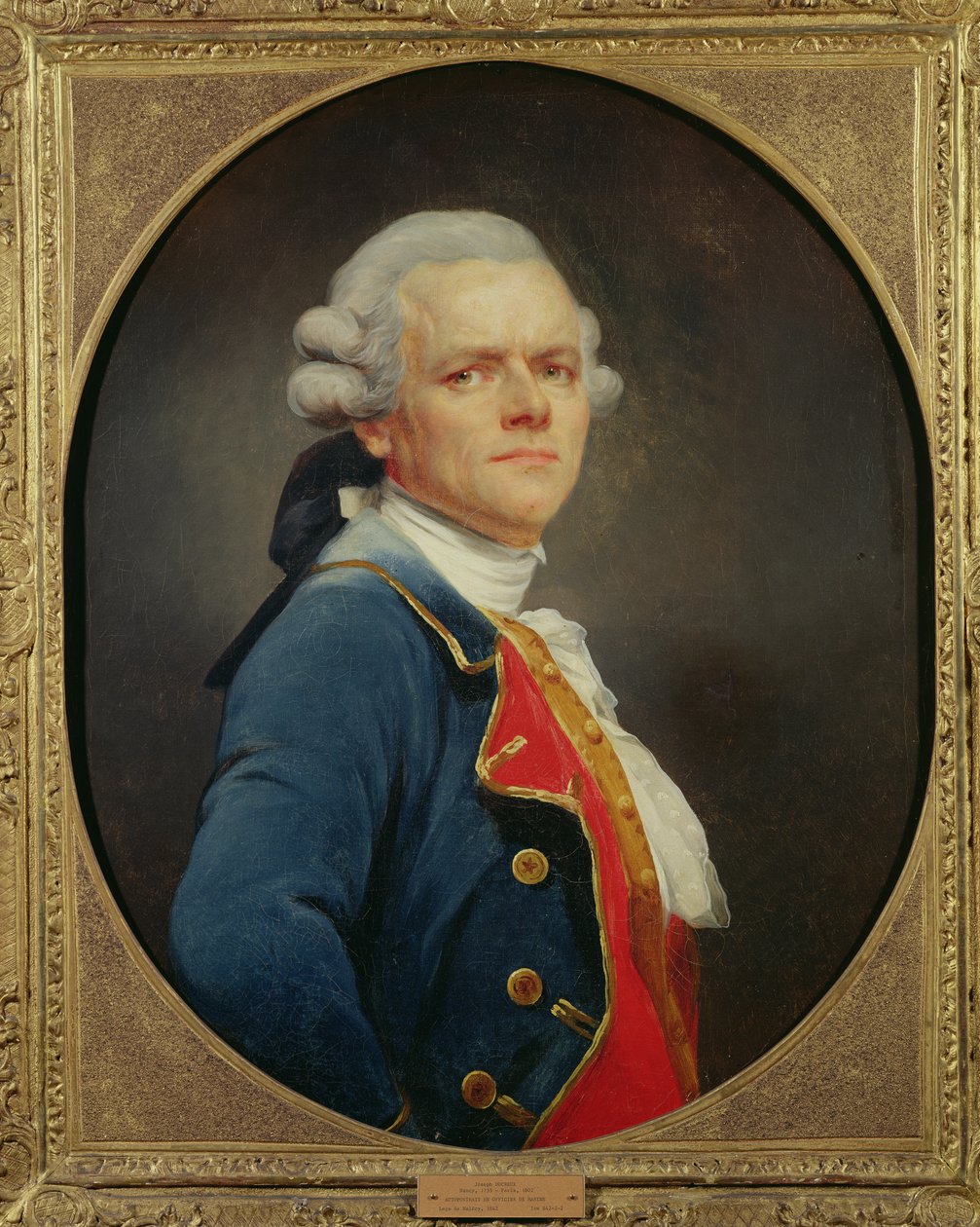 Autoportrait en officier de marine - Joseph Ducreux