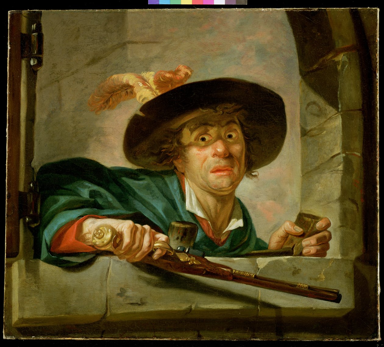 Le mari jaloux - Joseph Ducreux
