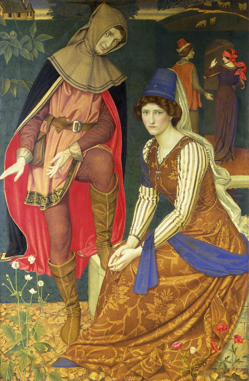 La Demoiselle Brune - Joseph Edward Southall