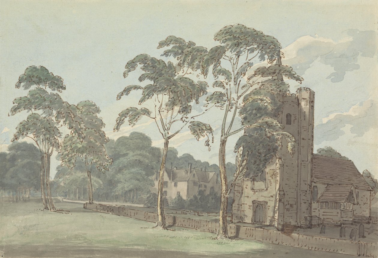 Une église à Stanstead - Joseph Farington