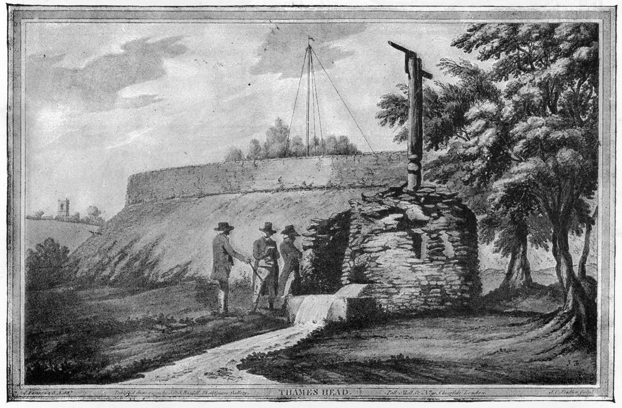 Source de la Tamise, 1793 - Joseph Farington