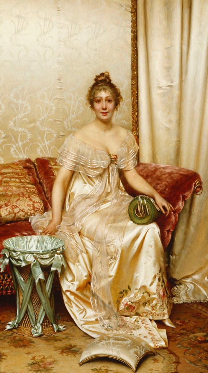 La Rose de satin - Joseph Frederick Charles Soulacroix