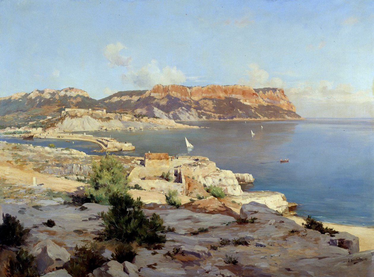 Vue de la baie de Cassis - Joseph Garibaldi