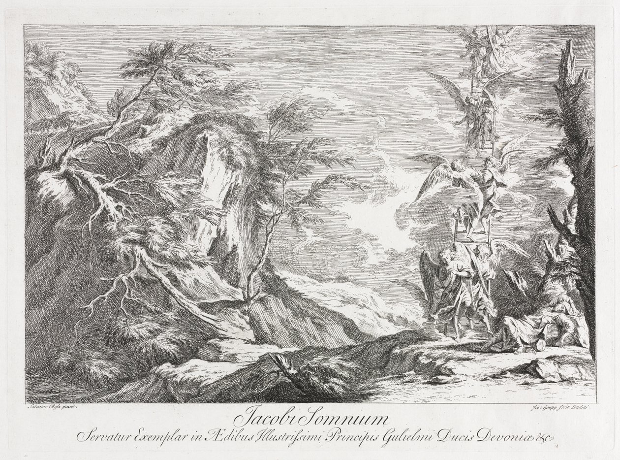Le Rêve de Jacob - Joseph Goupy