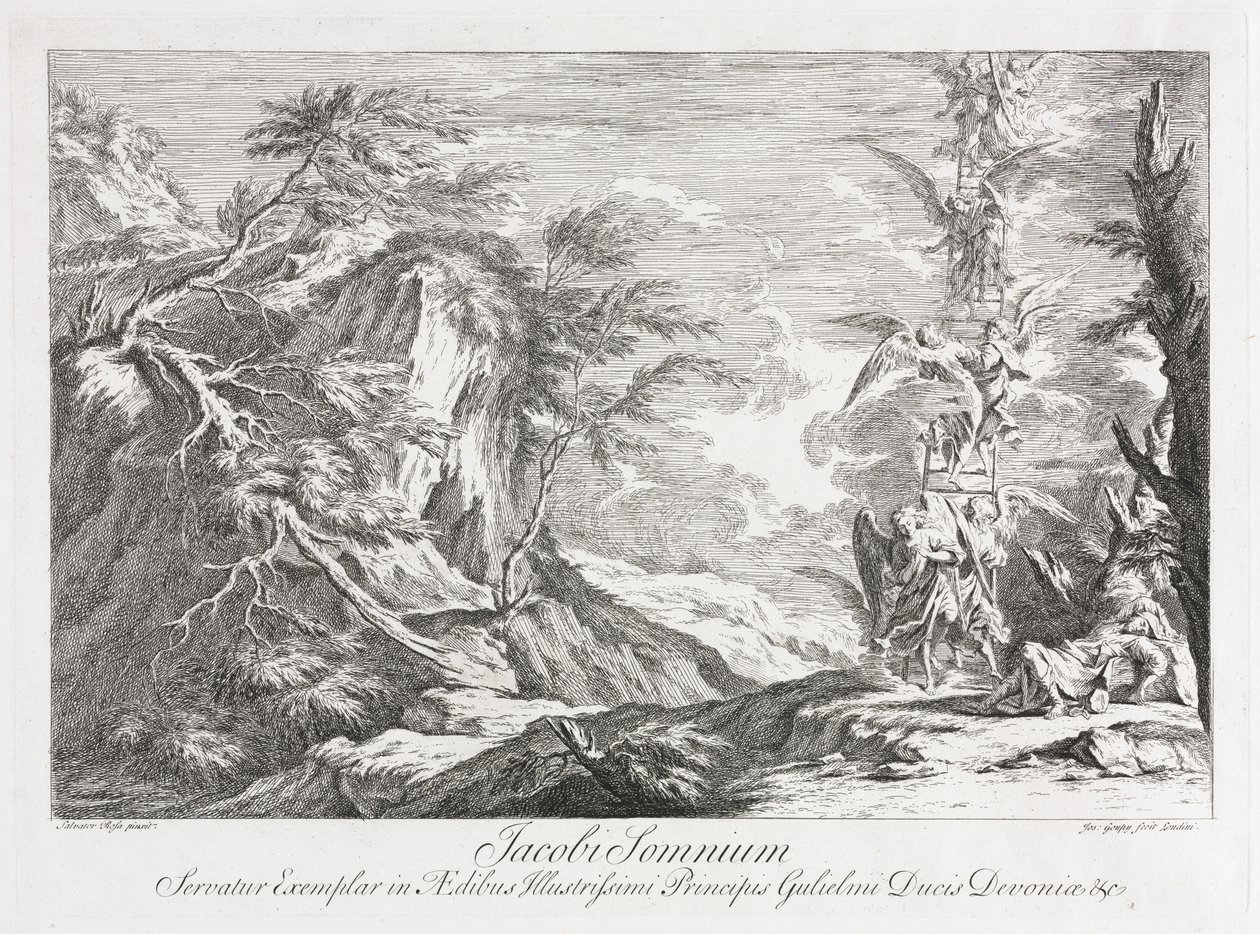 Le rêve de Jacob, c. 1720 - Joseph Goupy
