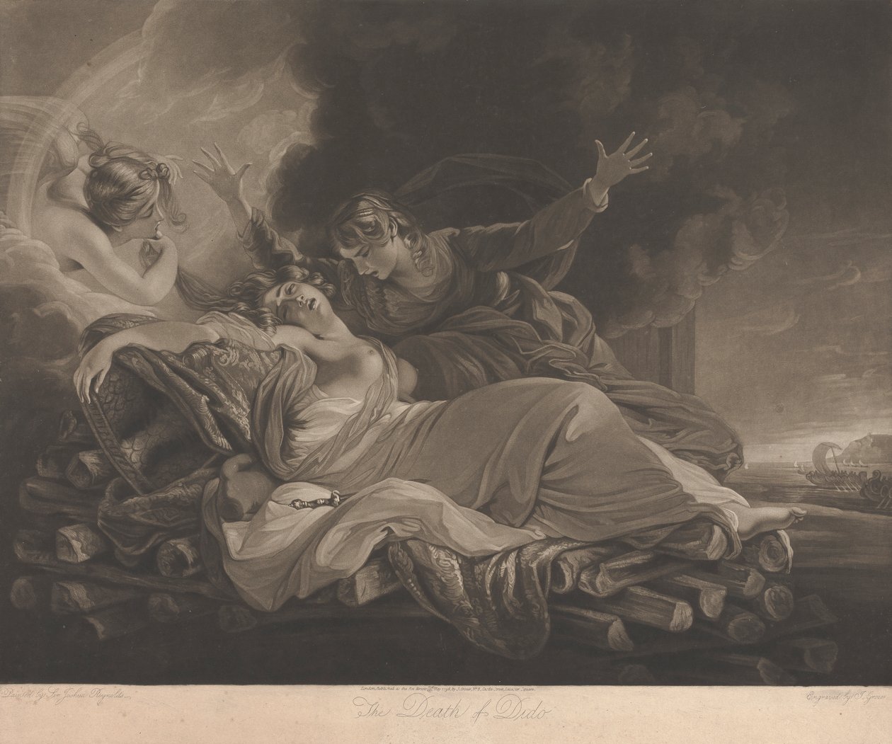 La mort de Didon - Joseph Grozer