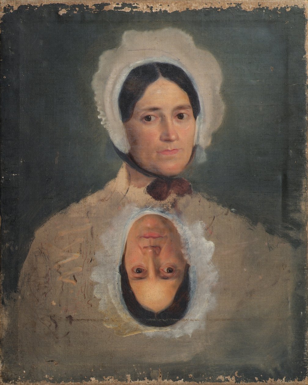Deux études de tête de femme - Joseph Hasslwander