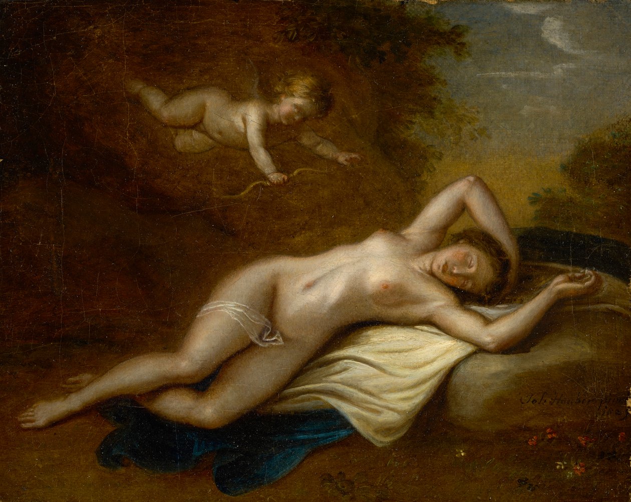 Vénus et Cupidon - Joseph Hauber